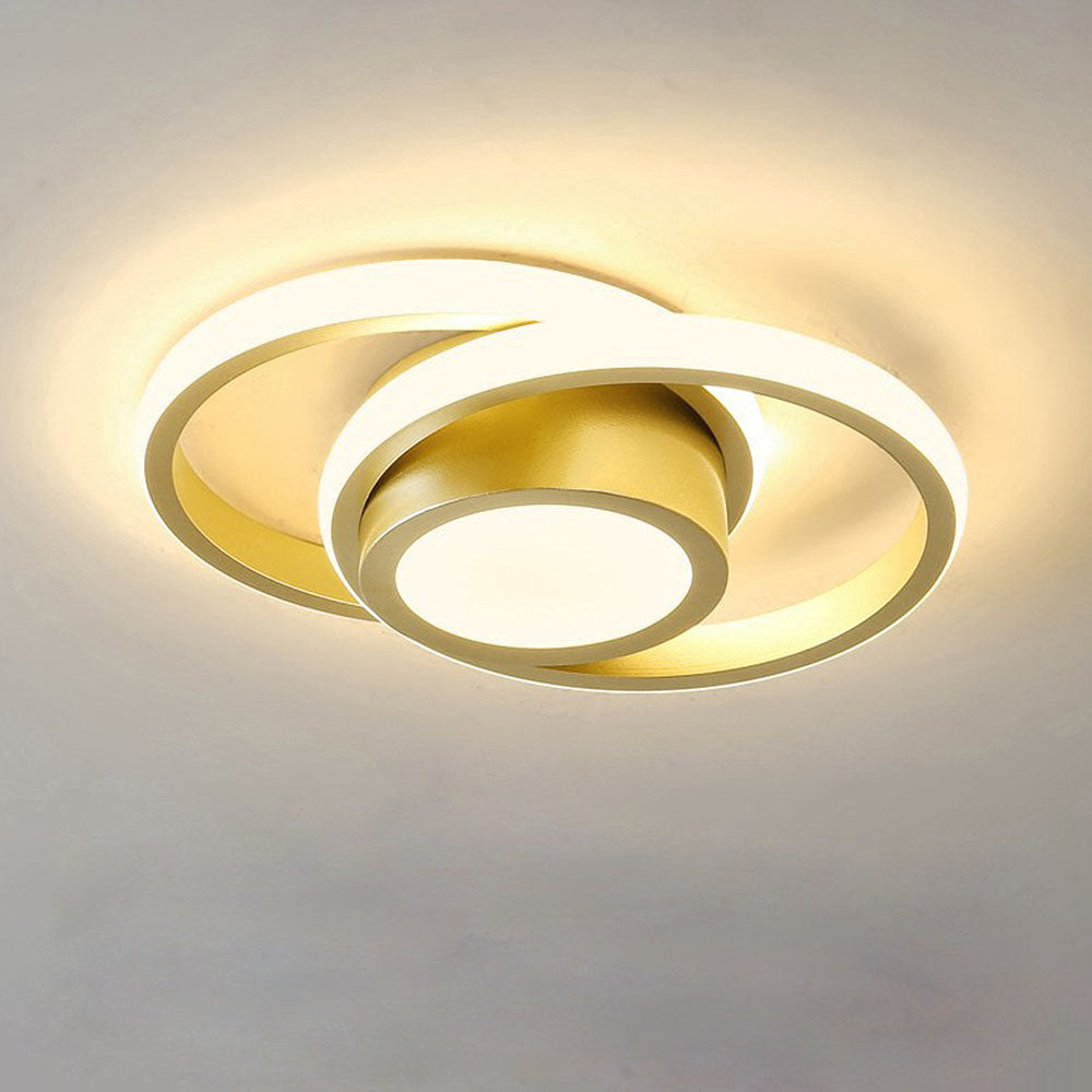 Ring Ceiling Light - Modern Warm Ambient Lighting