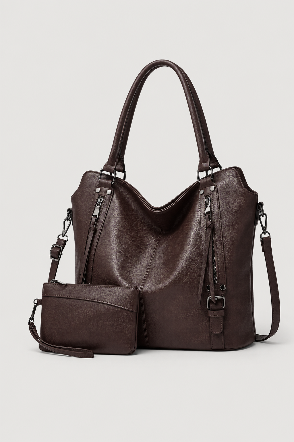 Multi-Functional Shoulder Bag – Elegant Structured Tote