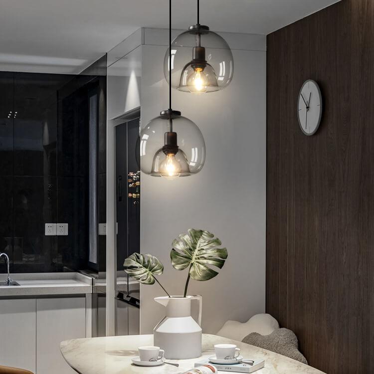 Home Decor : Smoke Glass Pendant Lamp - Hand-Blown Glass Design in van Vandaliamo