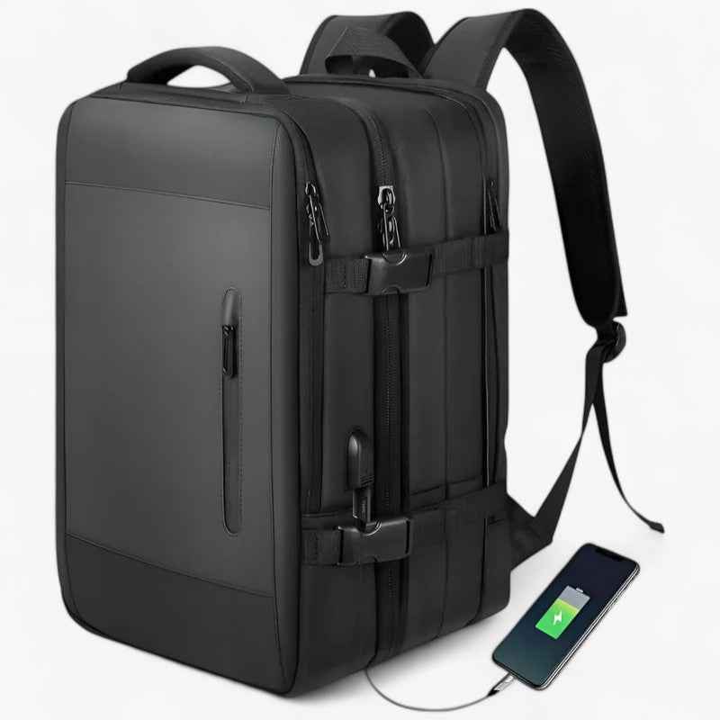 bags : Large travel bag - Durable and spacious in Black van Vandaliamo