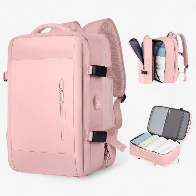 bags : Large travel bag - Durable and spacious in Pink van Vandaliamo