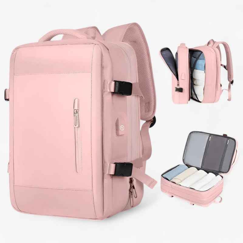 bags : Large travel bag - Durable and spacious in Pink van Vandaliamo