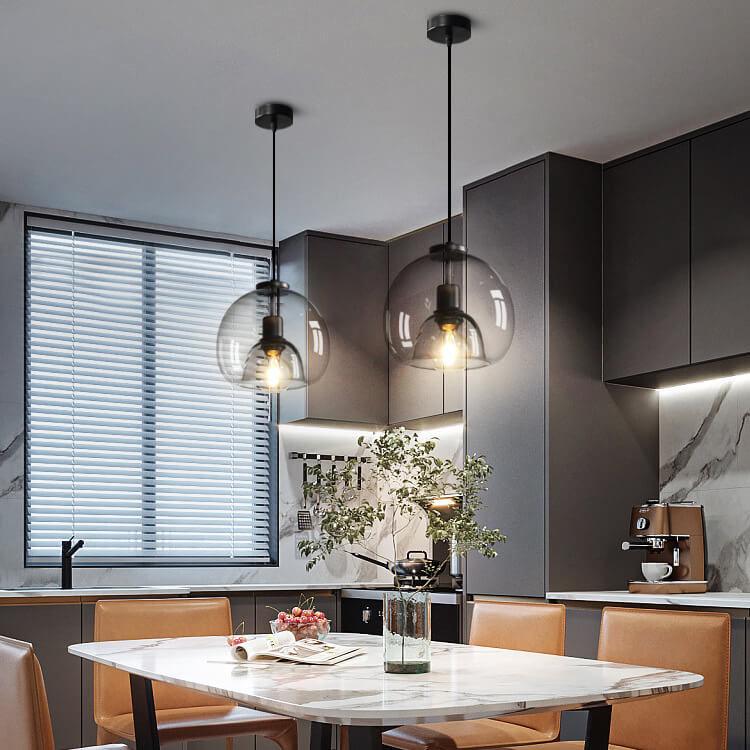 Home Decor : Smoke Glass Pendant Lamp - Hand-Blown Glass Design in van Vandaliamo