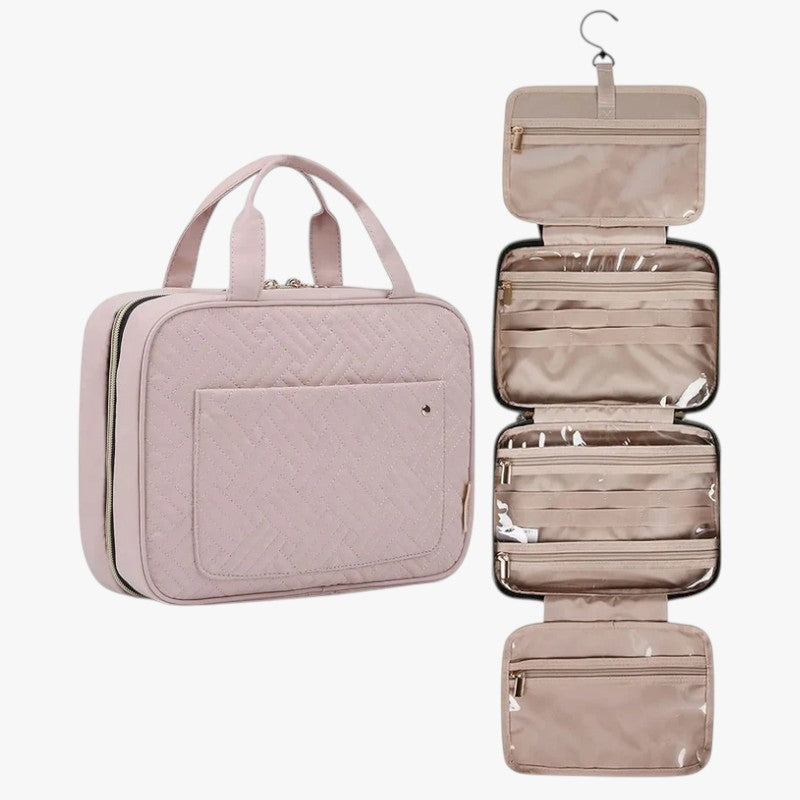 bags : Large toiletry bag with lots of space in Pink van Vandaliamo