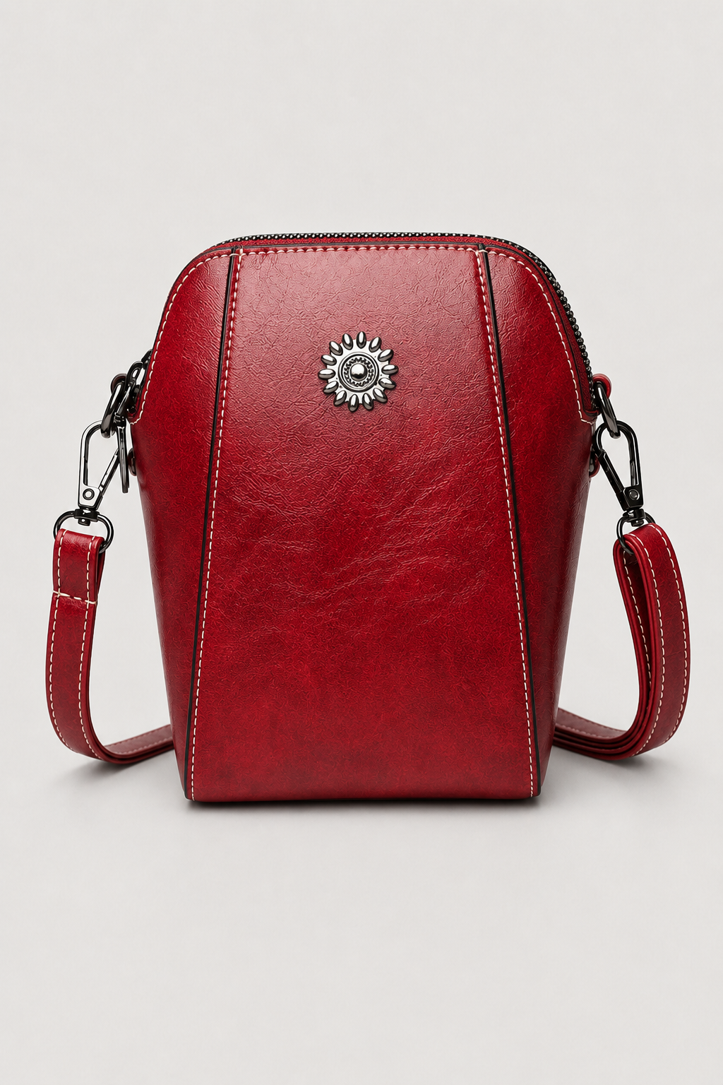 Retro Crossbody Bag – Compact Structured Vintage-Inspired Companion