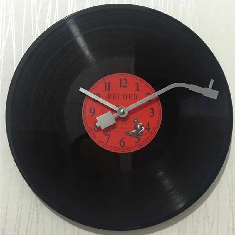 Home Decor : Vinylora Retro Vinyl Record Wall Clock - Silent Mechanism in van Vandaliamo