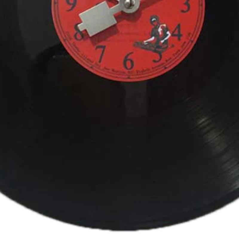 Home Decor : Vinylora Retro Vinyl Record Wall Clock - Silent Mechanism in van Vandaliamo