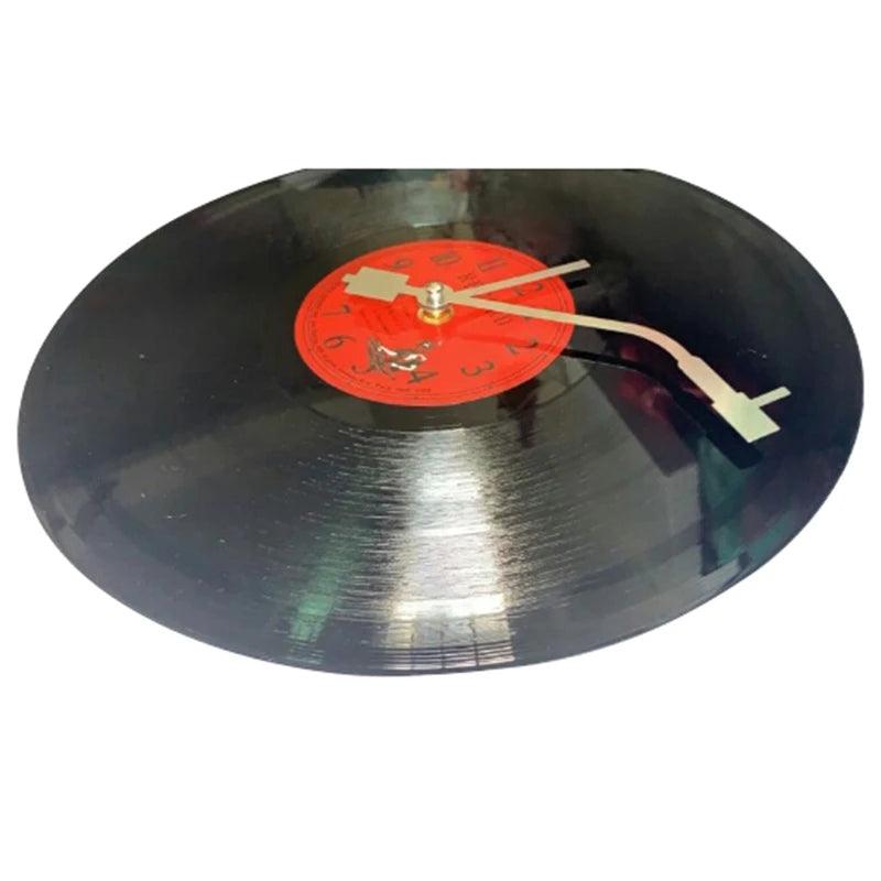 Home Decor : Vinylora Retro Vinyl Record Wall Clock - Silent Mechanism in van Vandaliamo