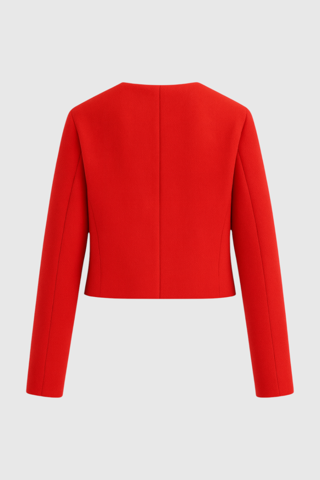 Jacket : Women's Red Puffer Winter Short Jacket - Warm & Stylish in van Vanda Liamo
