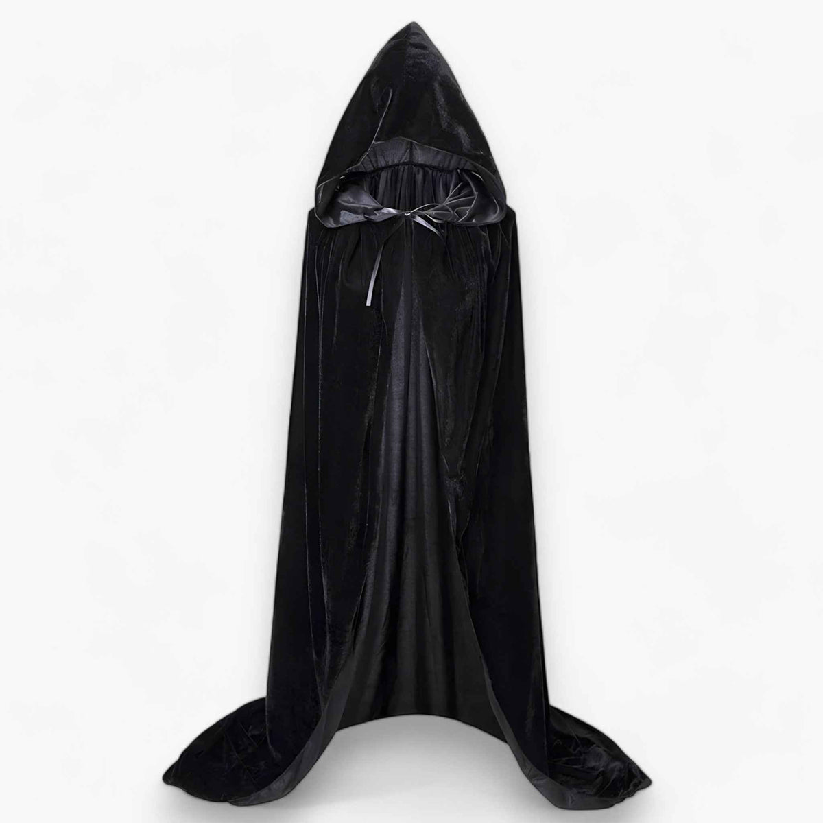 other : Morgane Witch's Cloak - Hooded Cape for Halloween Cosplay in Black van Vandaliamo