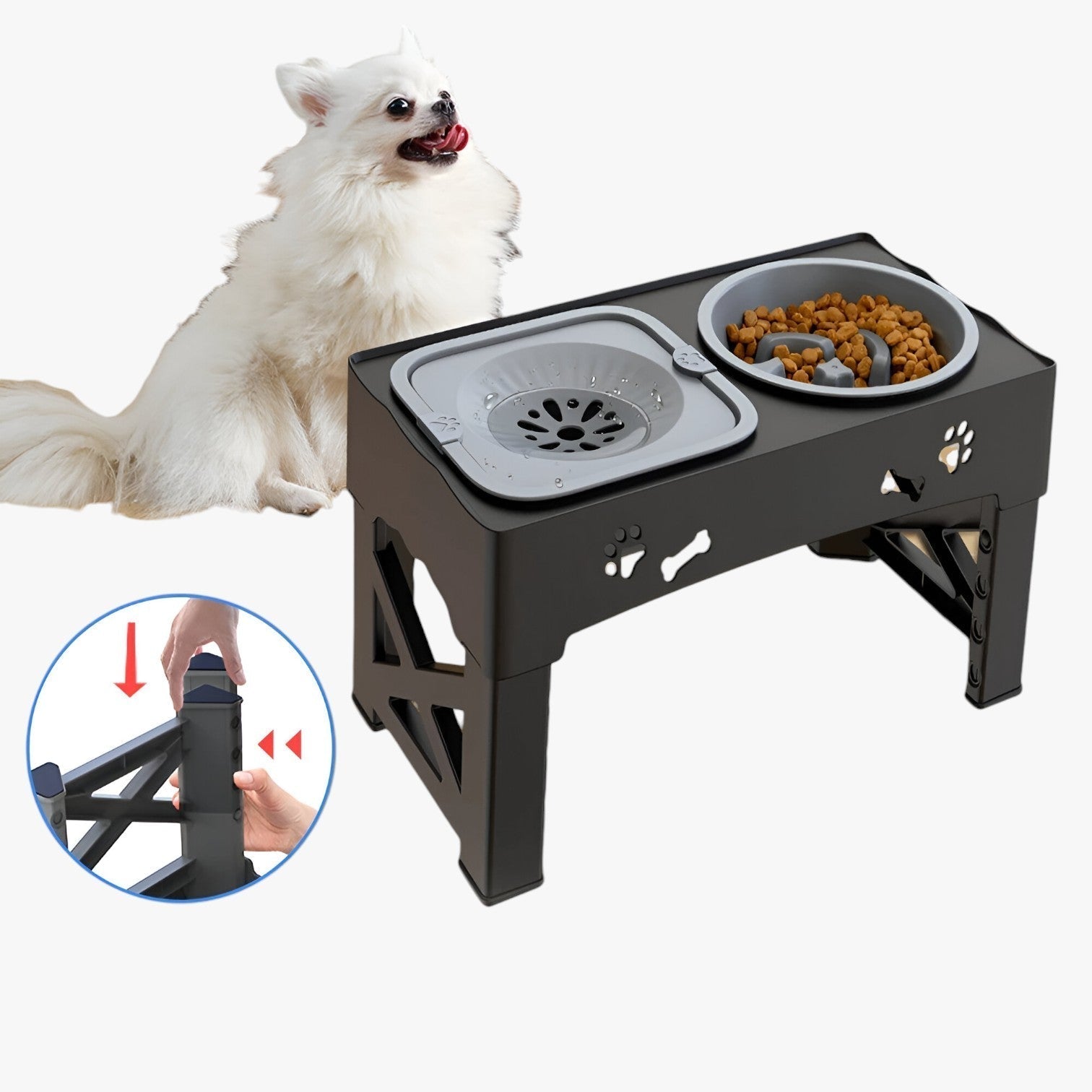 other : 3-in-1 Adjustable Bowl For Slow and Comfortable Feeding at Any Height in van Vandaliamo