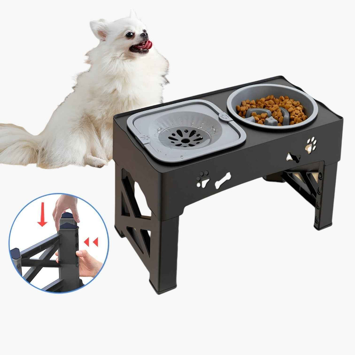 other : 3-in-1 Adjustable Bowl For Slow and Comfortable Feeding at Any Height in van Vandaliamo