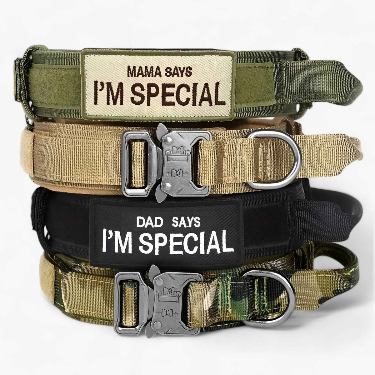 other : Tactical Dog Collar with Handle for Training in van Vandaliamo