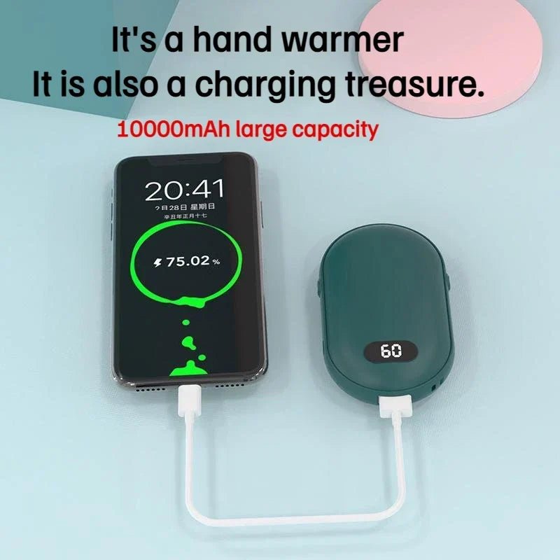 Winter Gadgets : 2-in-1 Rechargeable Hand Warmer & Power Bank - USB Pocket Heater in van Vandaliamo