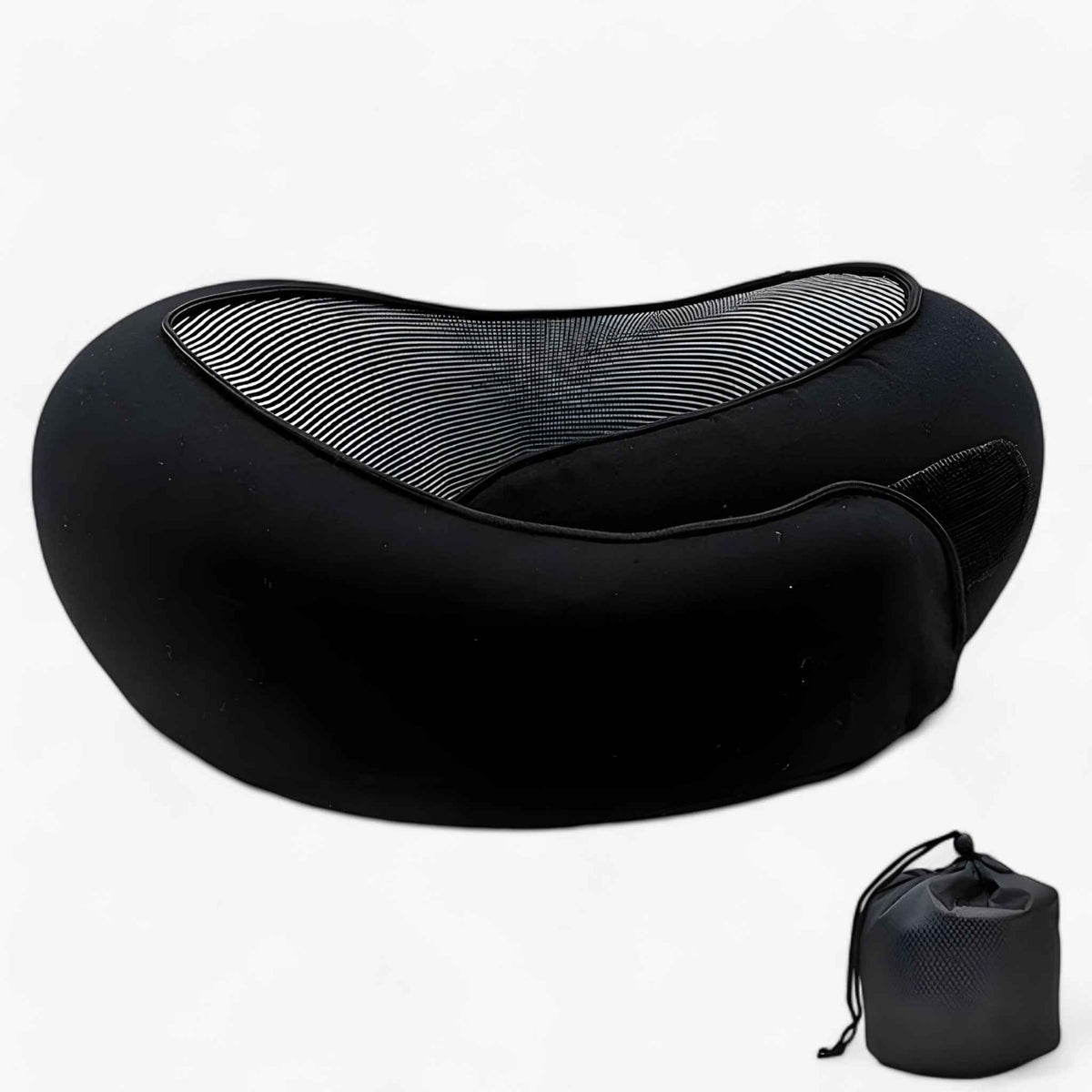 Ergonomic Memory Foam Travel Neck Pillow