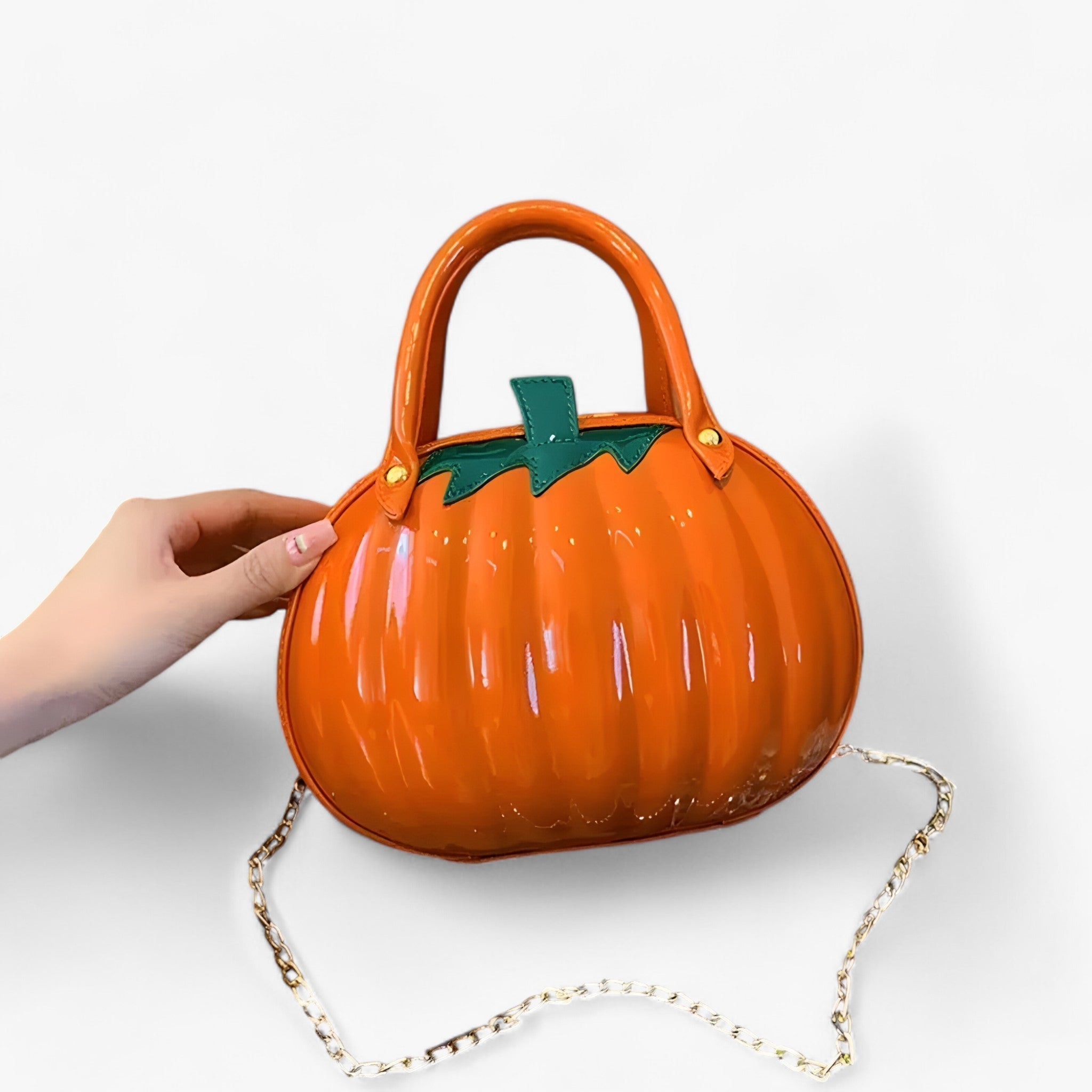 bags : Schoudertas Dames - Creatieve Pompoentas - Trendy en Stijlvolle in van Pantino
