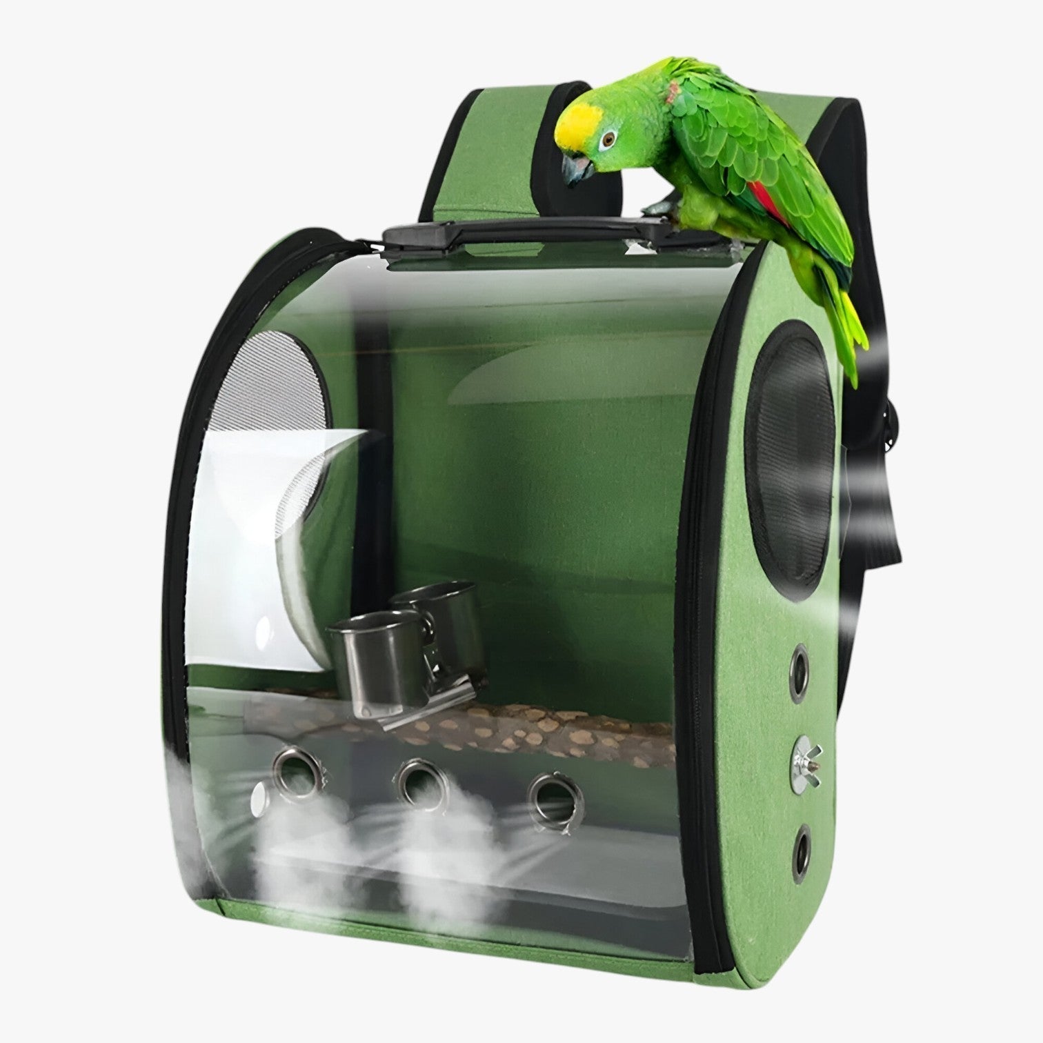 house & garden : Spacious Birdcage - Comfortable Travel for Your Bird in van Vandaliamo