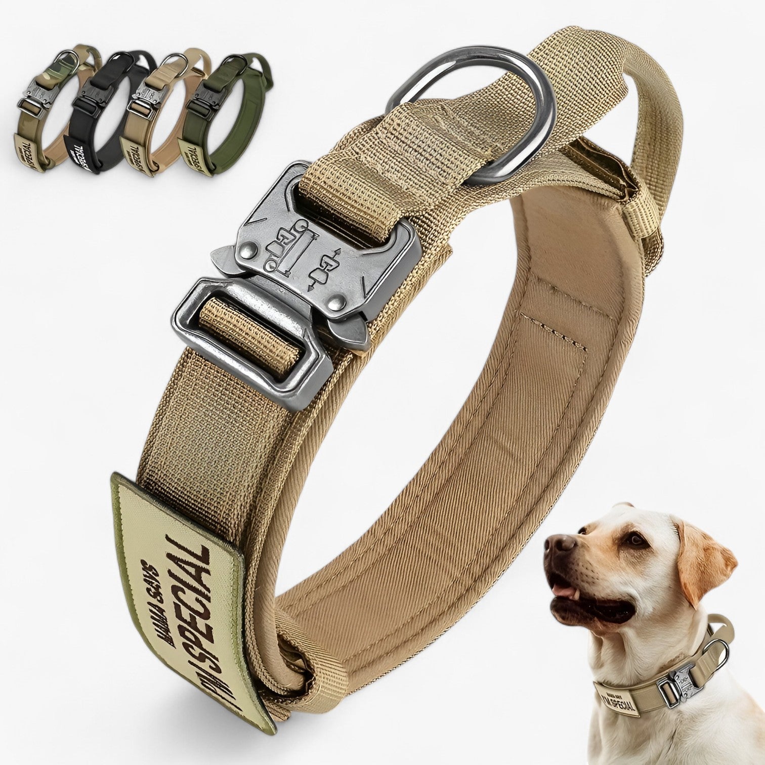 other : Tactical Dog Collar with Handle for Training in van Vandaliamo