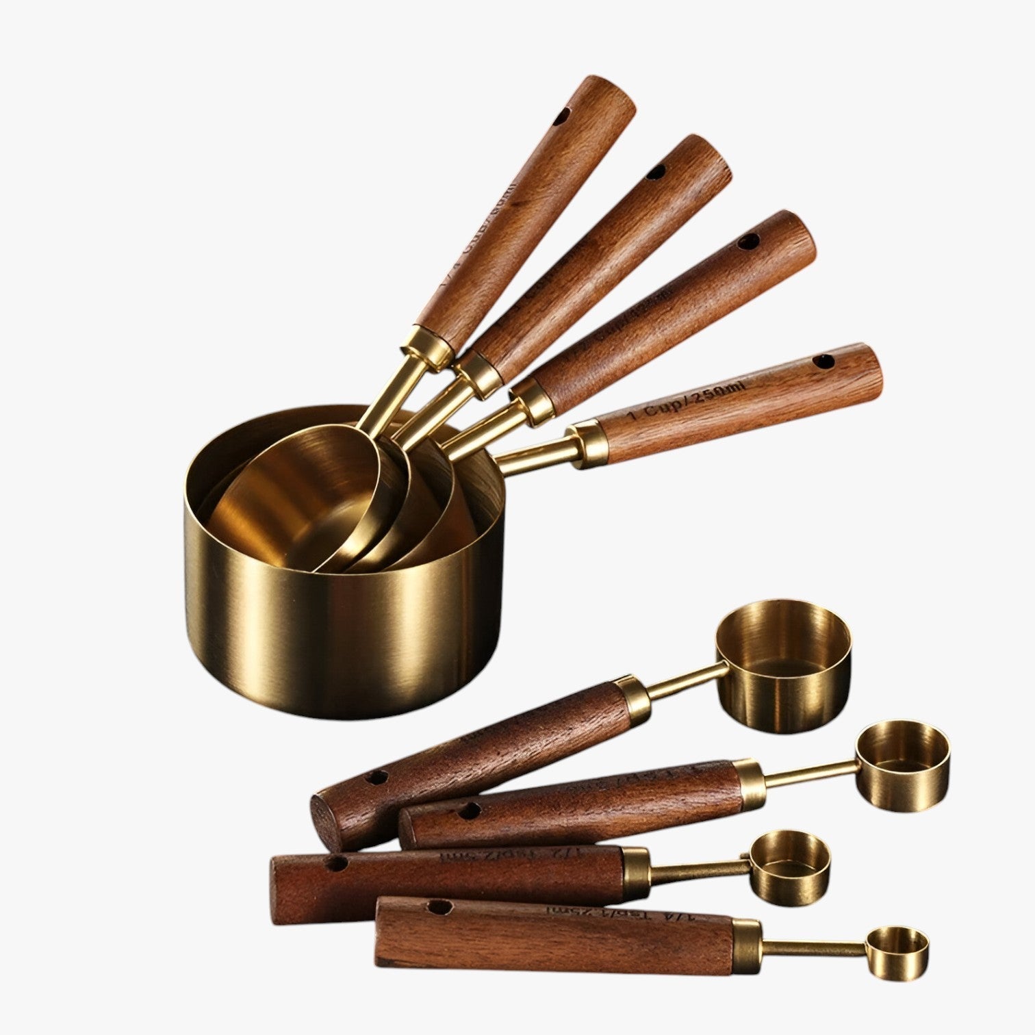 house & garden : Stainless Steel Measuring Spoon Set in van Vandaliamo