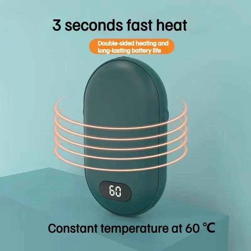 Winter Gadgets : 2-in-1 Rechargeable Hand Warmer & Power Bank - USB Pocket Heater in van Vandaliamo