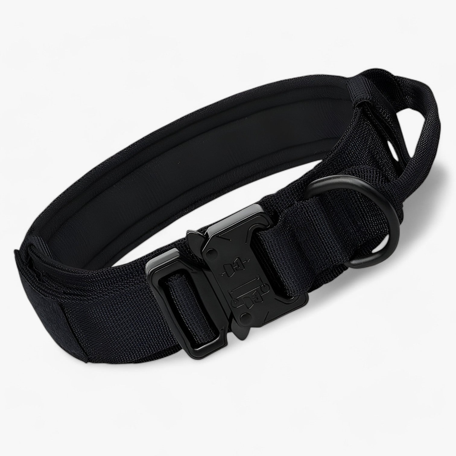 other : Tactical Dog Collar with Handle for Training in Black Collar van Vandaliamo