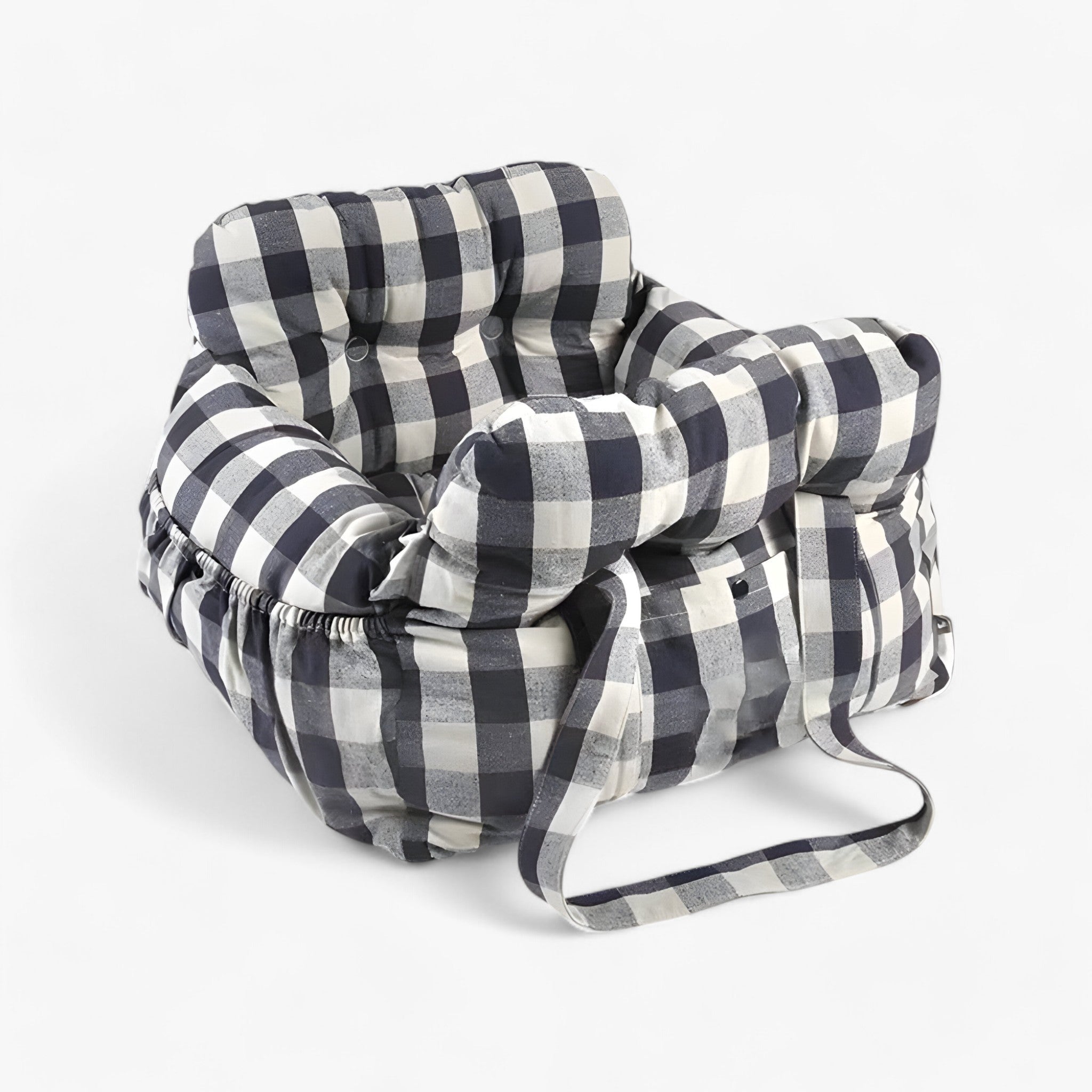 other : Dog car bed in Black-white checks van Vandaliamo