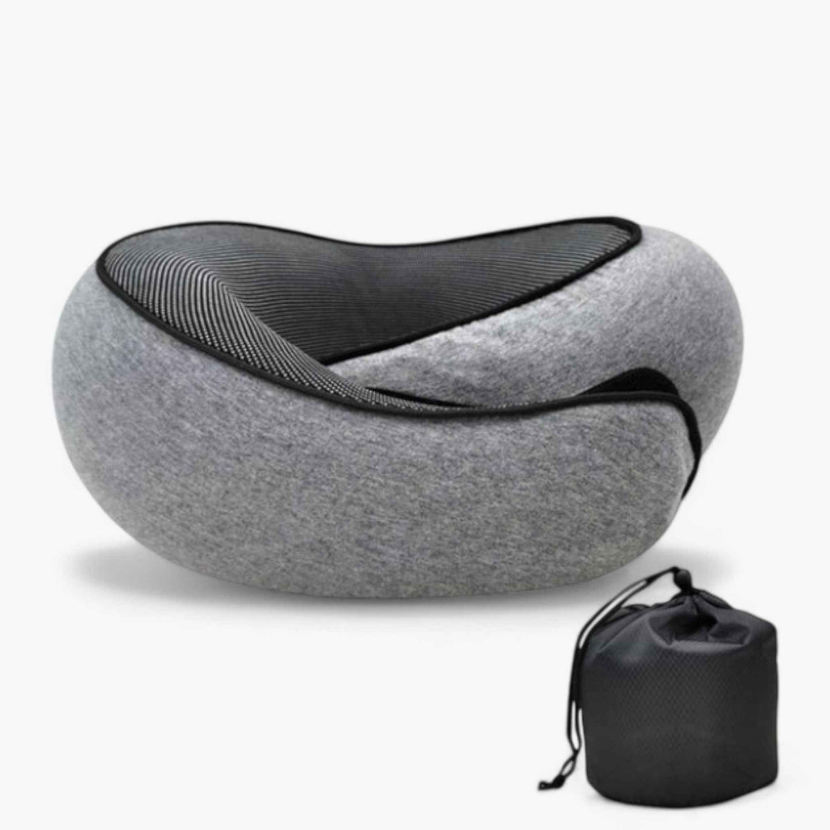 Ergonomic Memory Foam Travel Neck Pillow