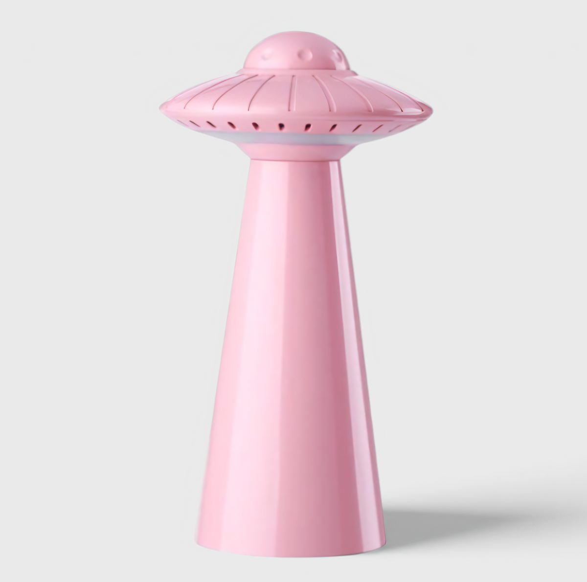 LED Table Lamp : UFO Table Lamp – Rechargeable LED Night Light in Pink van Vandaliamo