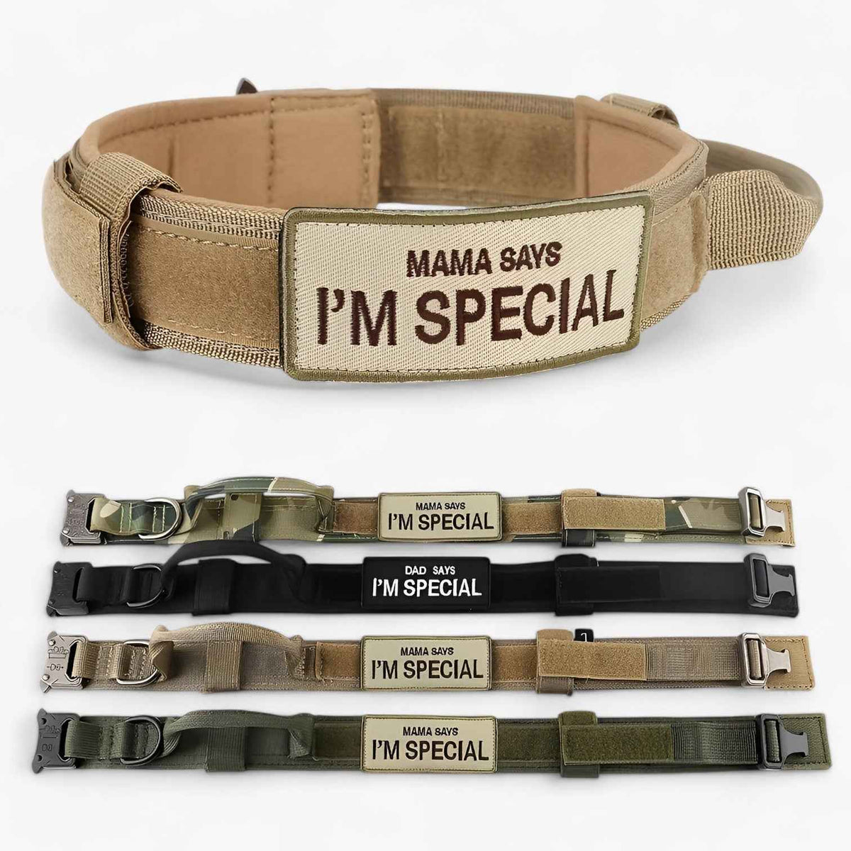 other : Tactical Dog Collar with Handle for Training in van Vandaliamo