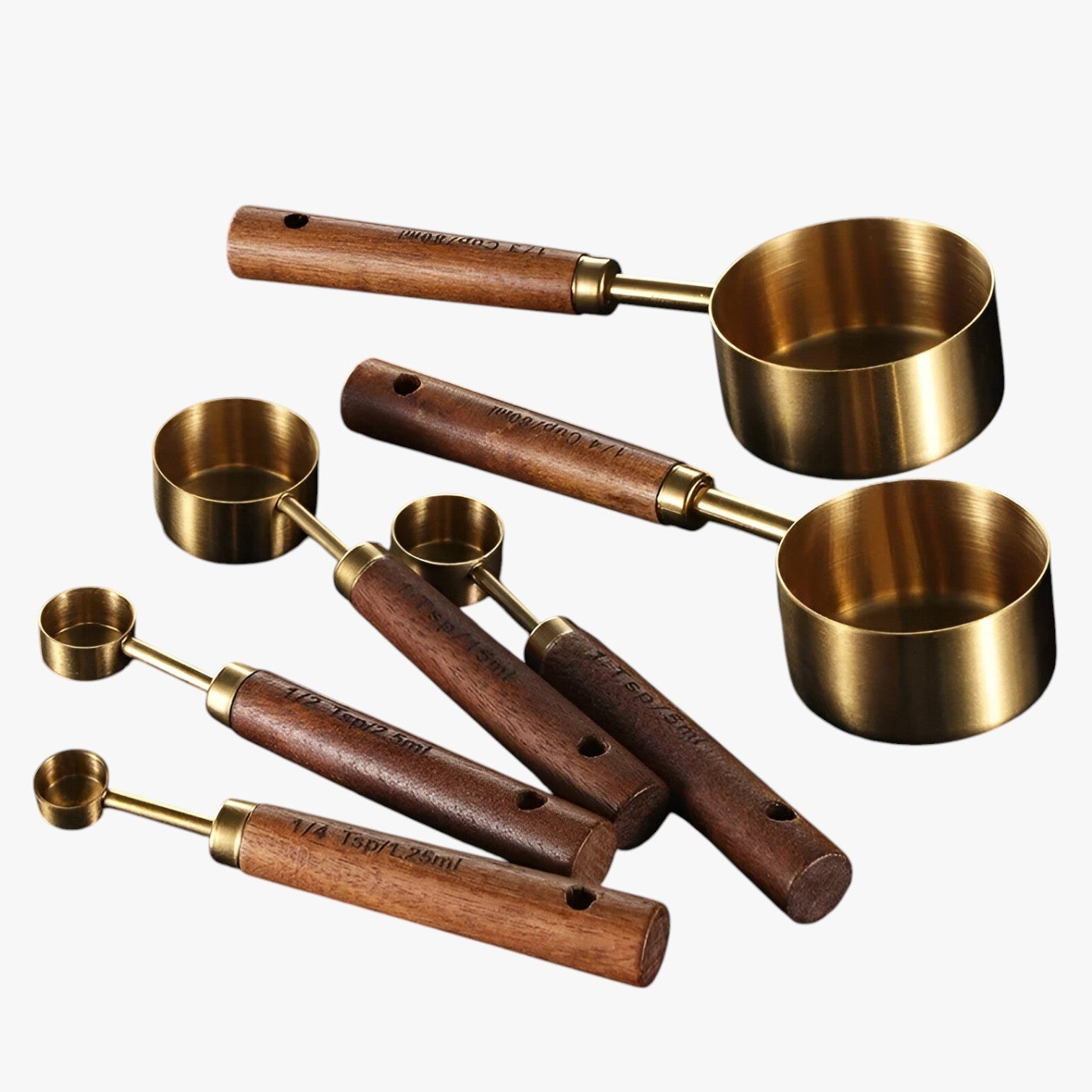 house & garden : Stainless Steel Measuring Spoon Set in van Vandaliamo
