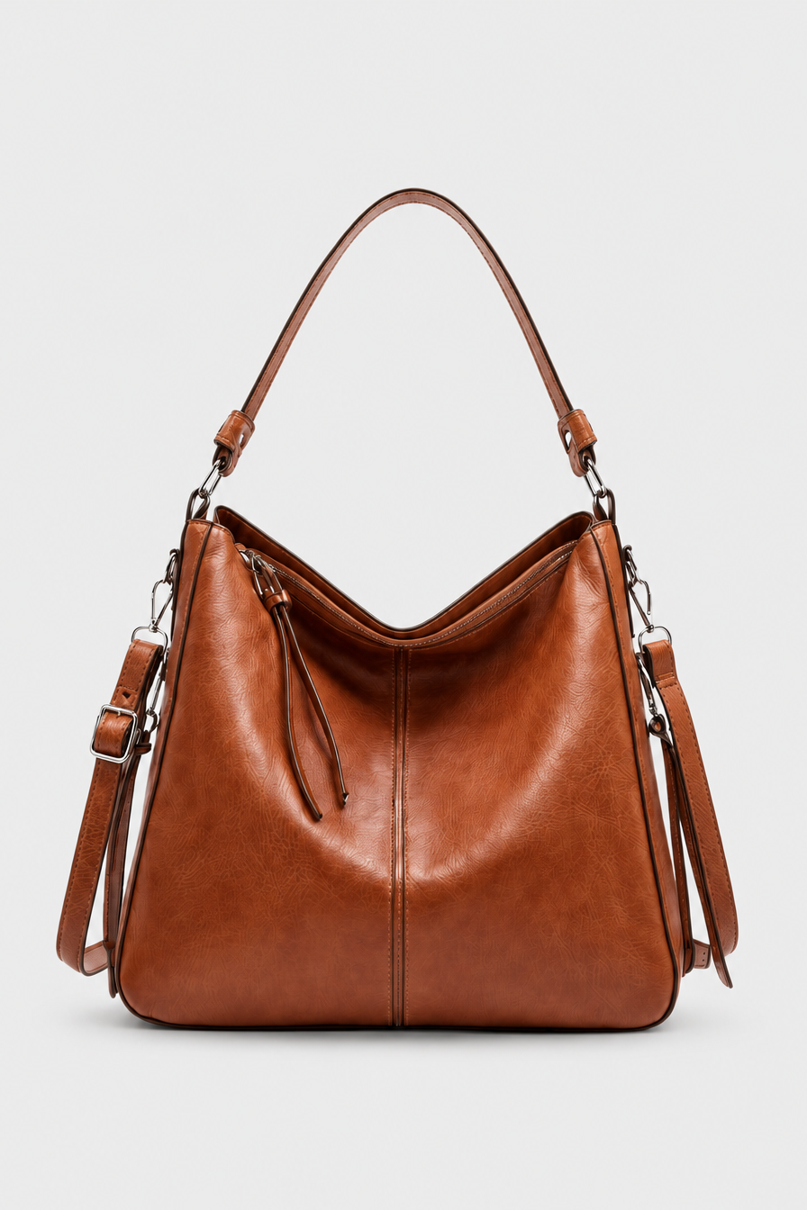Handtas : Between Elegance & Convenience - The Everyday Bag that Can Do It All in Brown van Vandaliamo