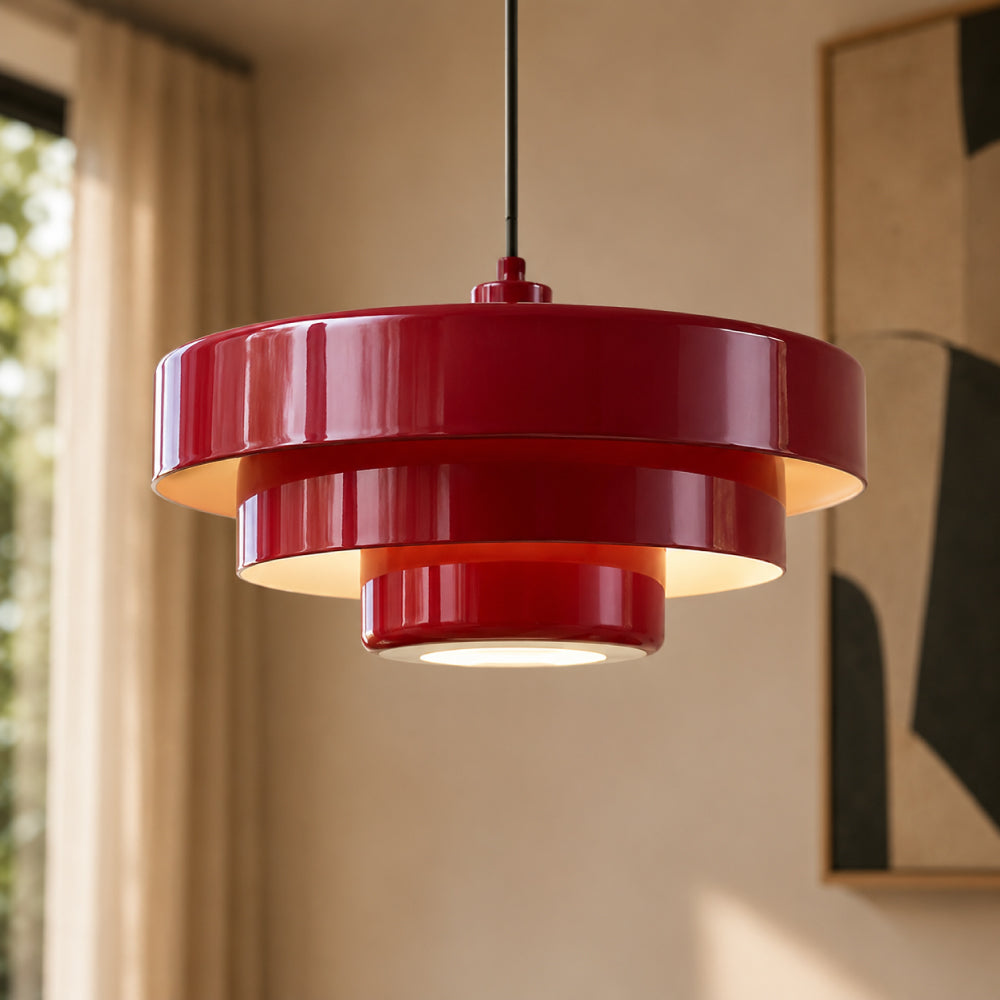 Home Decor : Three-Tier Bauhaus Pendant Lamp - Nordic Metal Fixture in van Vandaliamo