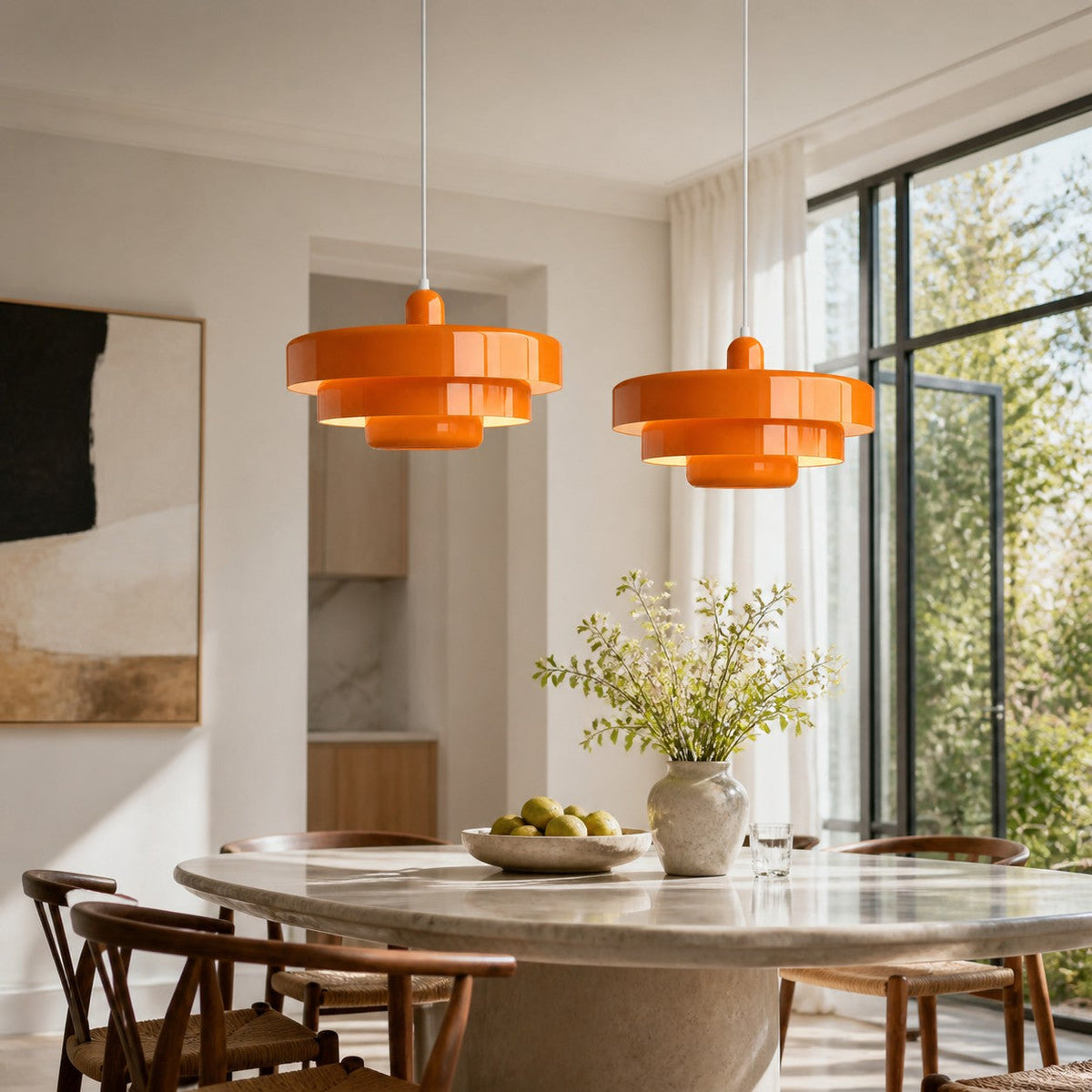 Home Decor : Three-Tier Bauhaus Pendant Lamp - Nordic Metal Fixture in van Vandaliamo