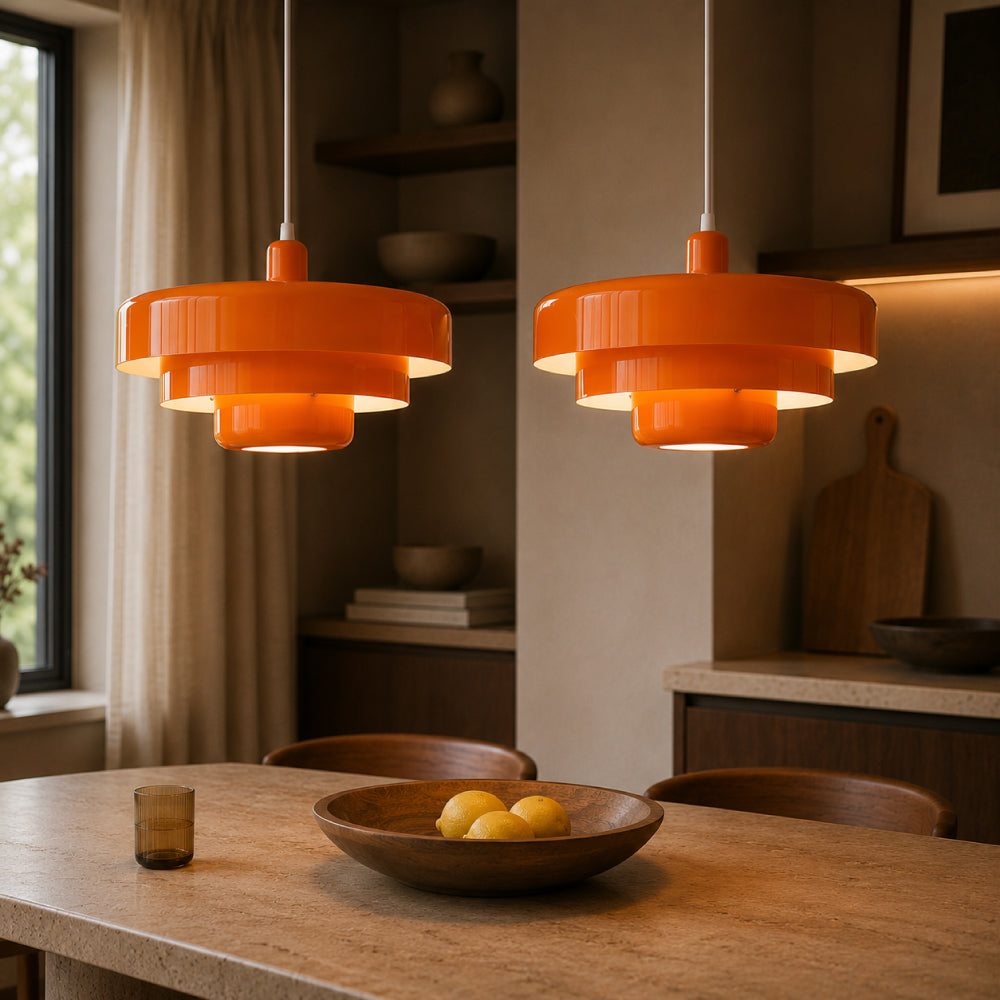 Home Decor : Three-Tier Bauhaus Pendant Lamp - Nordic Metal Fixture in van Vandaliamo