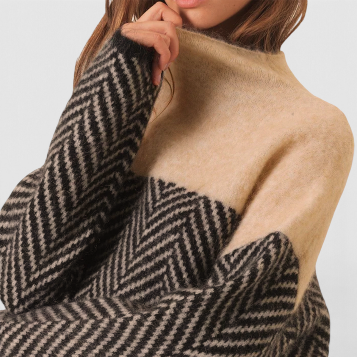 Fashion : Women's Cashmere Turtleneck Sweater - Soft Knit Pullover in van Vanda Liamo