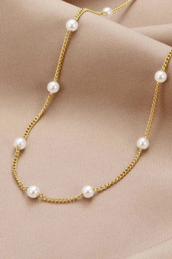 Necklace : Beatrix in Gold van Vandaliamo