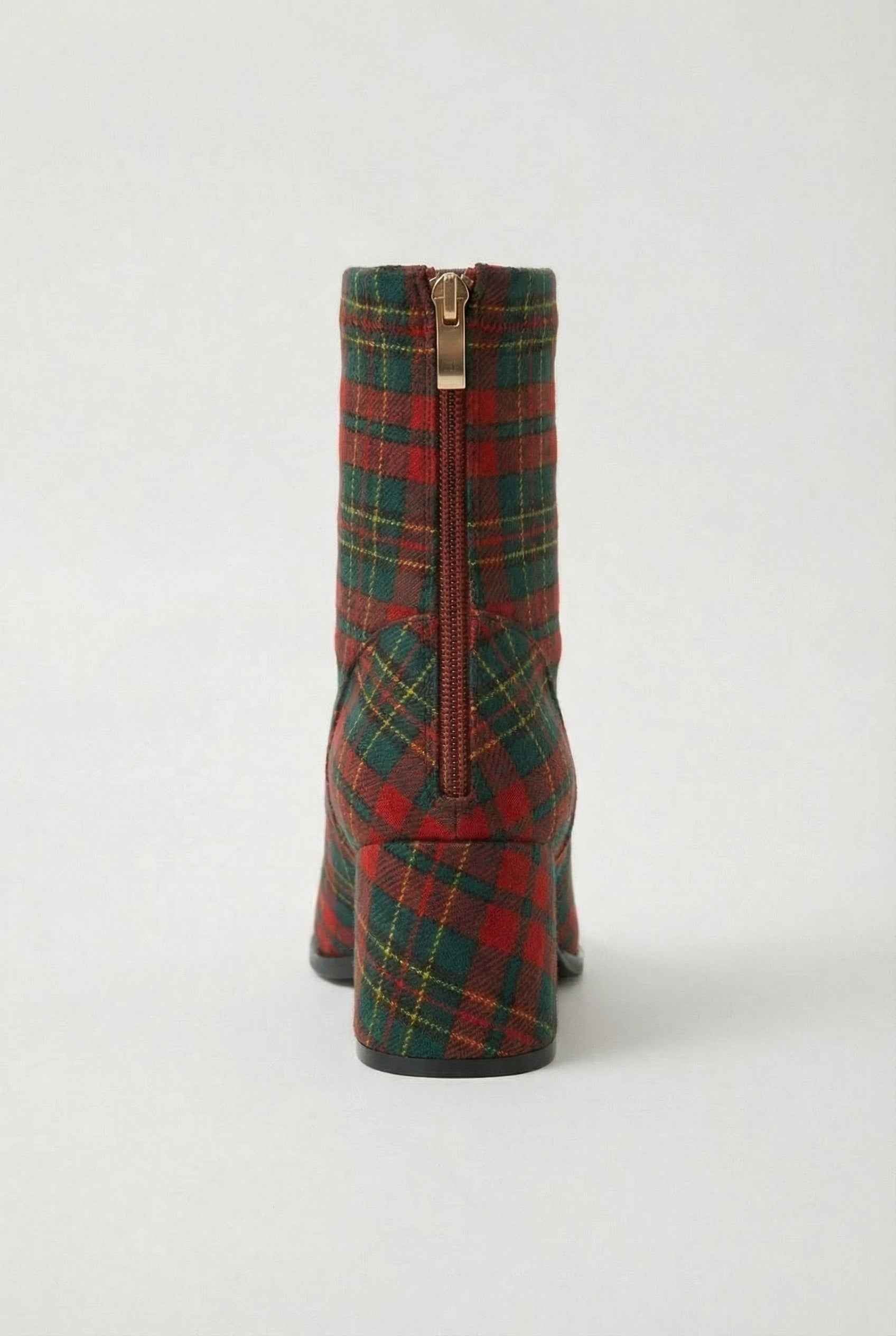 Women's Boots : Vintage Women's Mid-Calf Boots in Red & Green in van Vanda Liamo