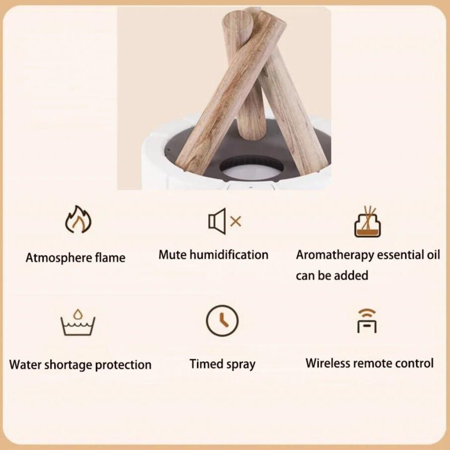 Home Decor : FlammaMist Aromatherapy Humidifier & LED Table Lamp in van Vandaliamo