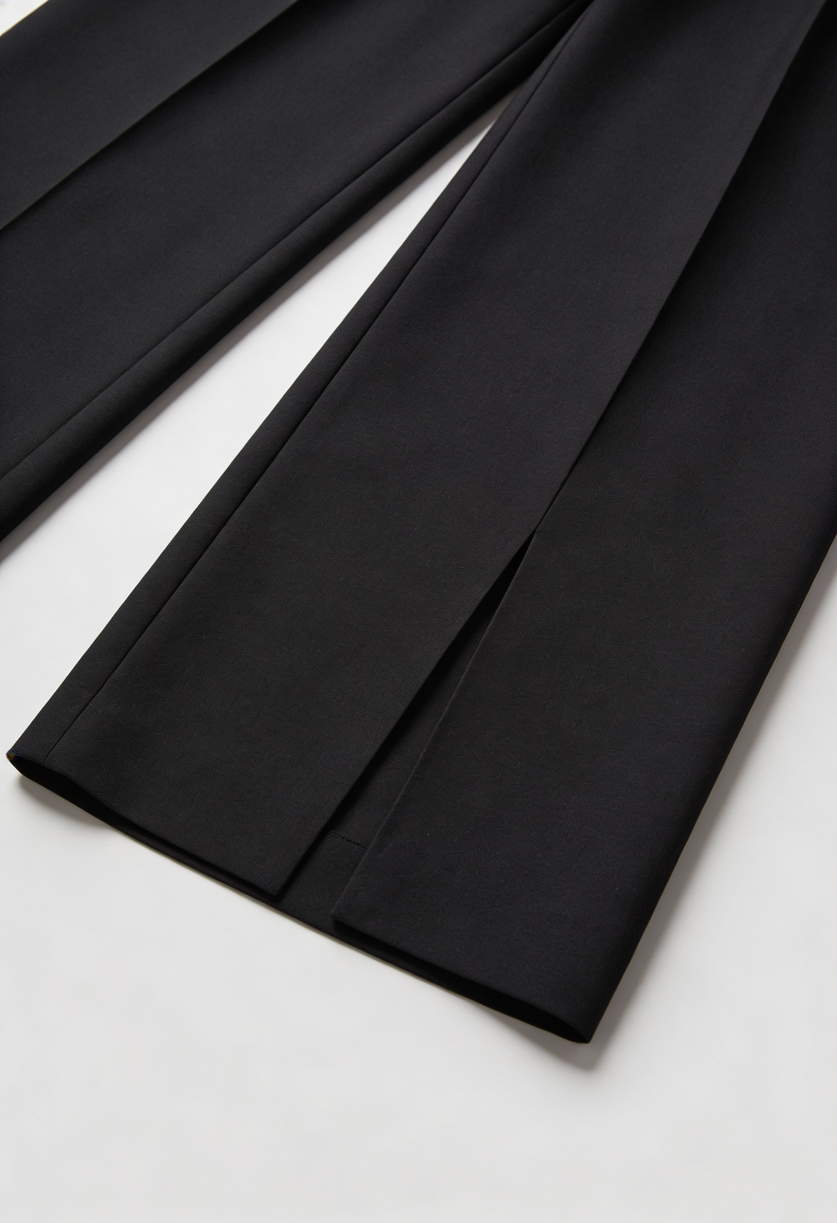 Pants : Women's High-Waisted Black Pleated Pants in van Vanda Liamo