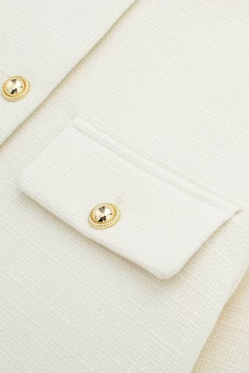 Jacket : Women's White Winter Short Jacket in van Vanda Liamo