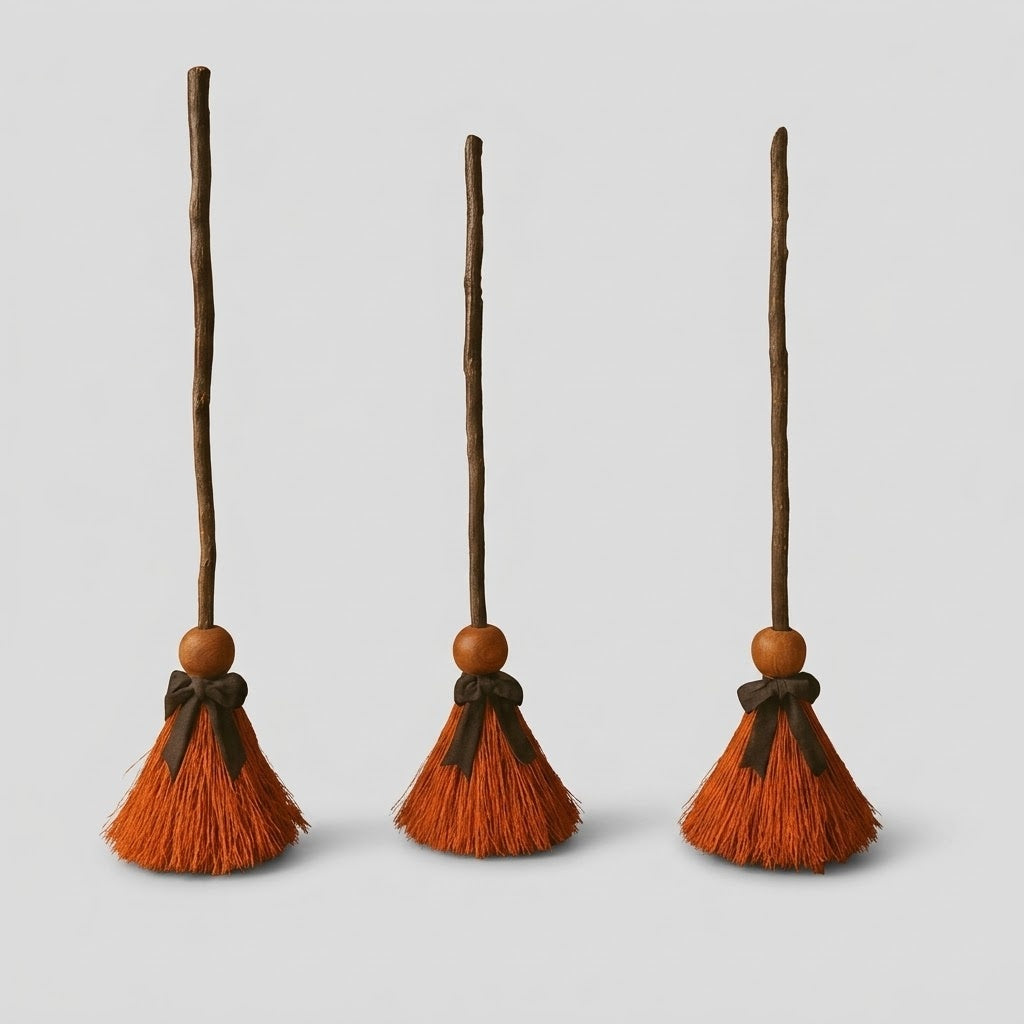 Floating Witch Broom - Sound and Motion Activated