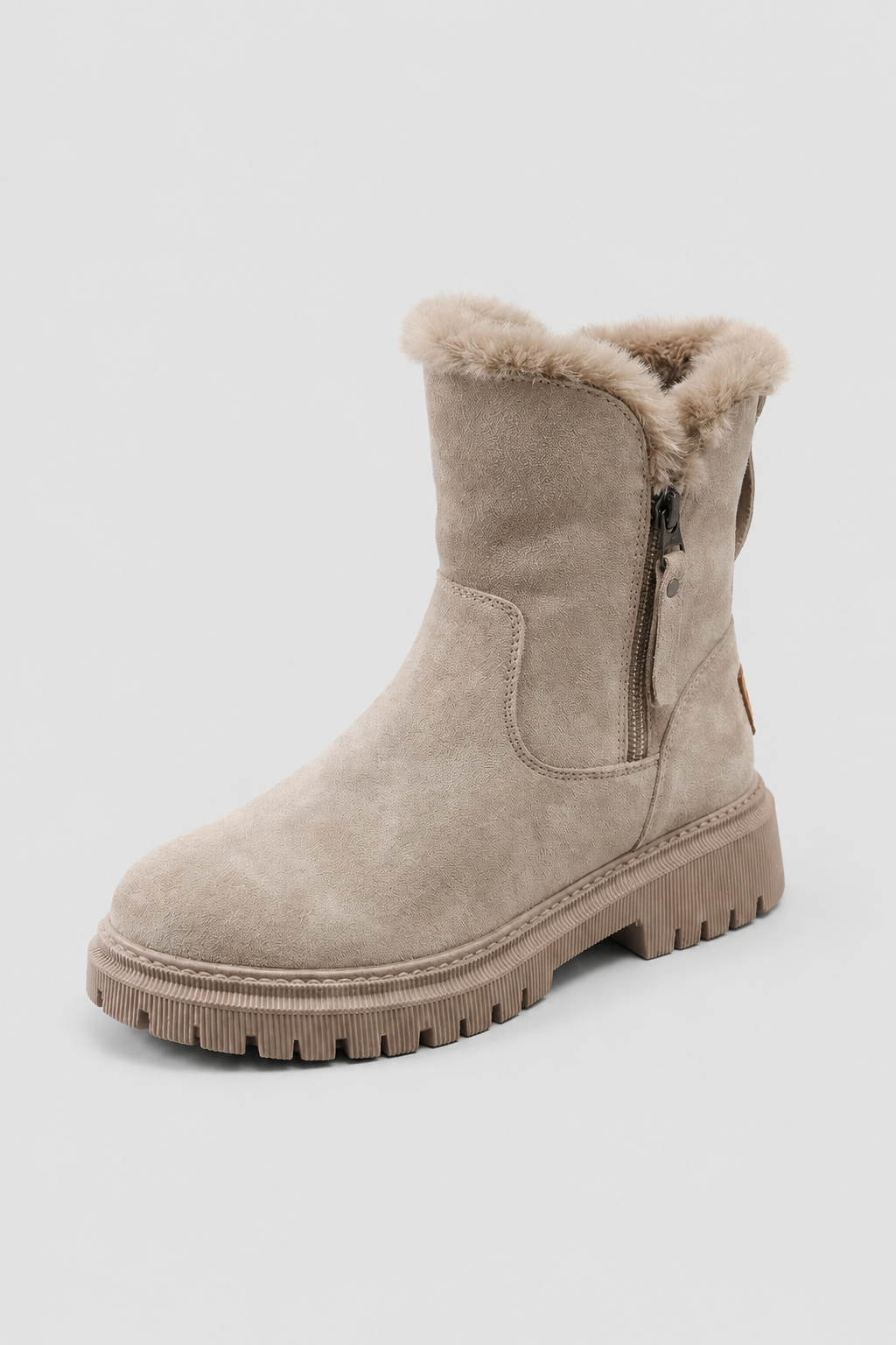 Damen Aprikose Wasserdichte Isolierte Schneestiefel - Rutschfeste Winter-Schuhe