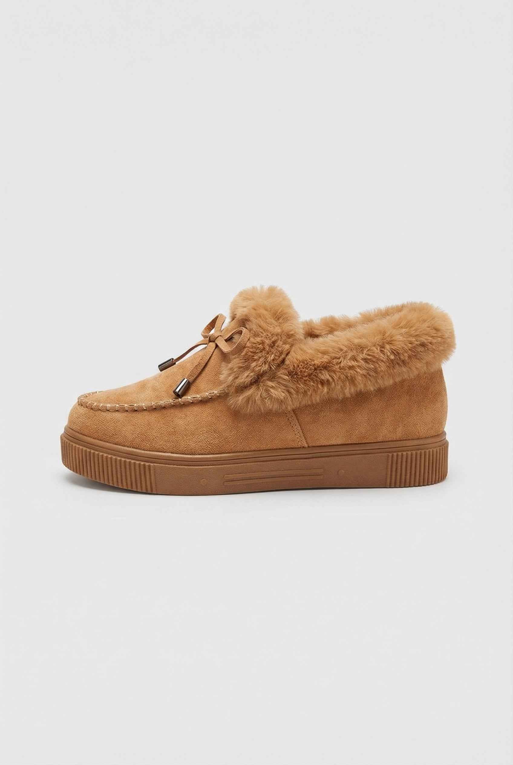 Women’s Snow Boots : Women's Cozy Light Brown Snow Boots in van Vanda Liamo