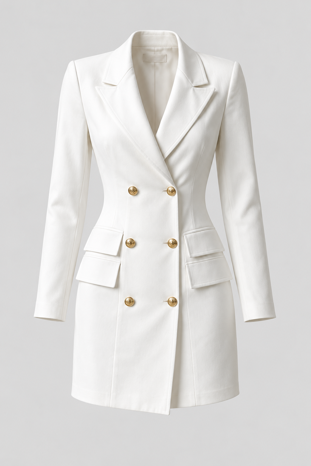 women's dress : Women's Double-Breasted Blazer Dress in van Vandaliamo