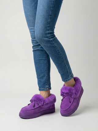 Women's Purple Winter Snow Boots