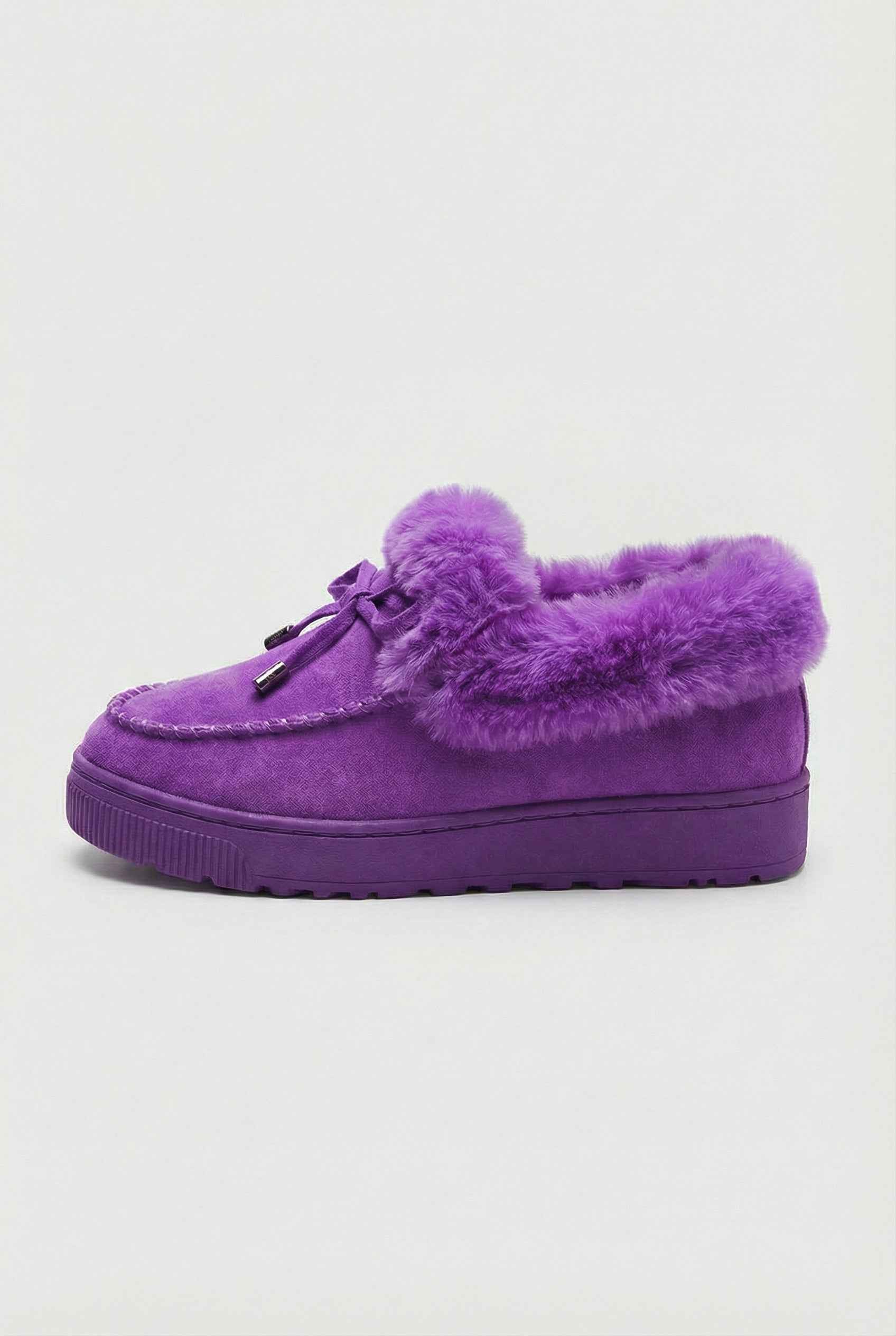 Women’s Snow Boots : Women's Purple Winter Snow Boots in van Vanda Liamo