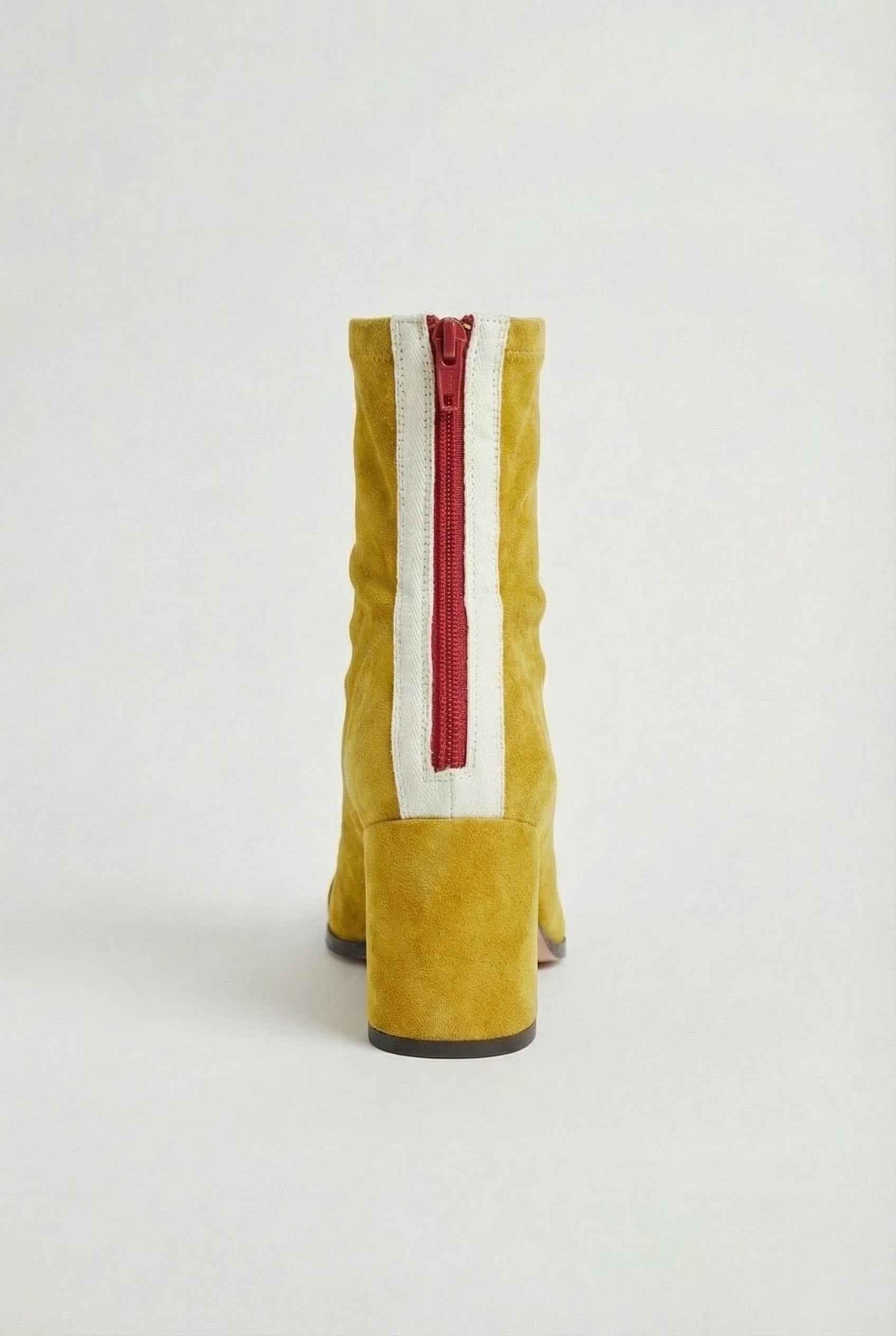 Women's Boots : Women's Yellow Mid-Calf Fashion Boots in van Vanda Liamo