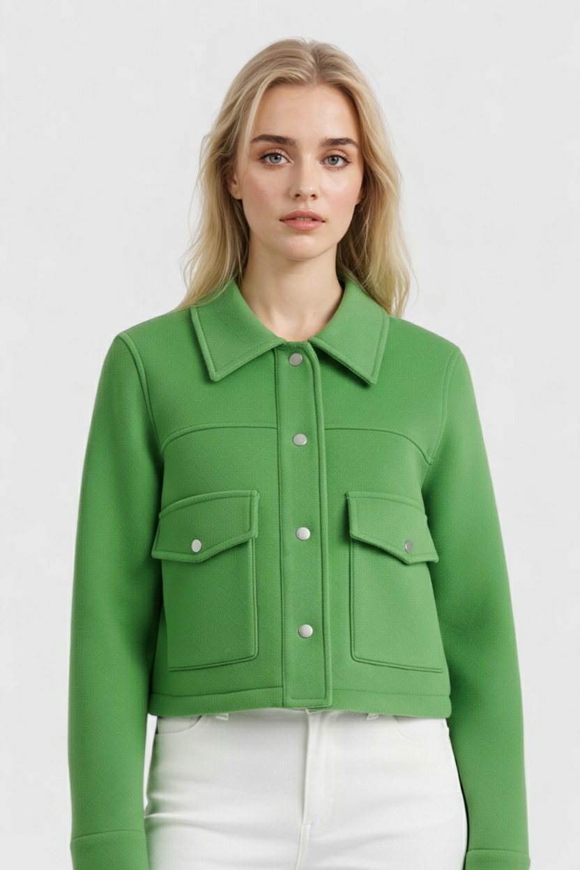 Jacket : Women's Long Sleeve Jacket - Lightweight & Stylish Outerwear in van Vanda Liamo