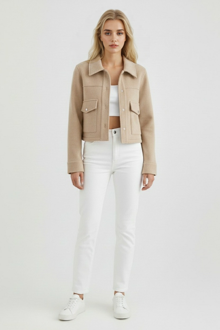 Jacket : Women's Jacket - Long Sleeve in van Vanda Liamo