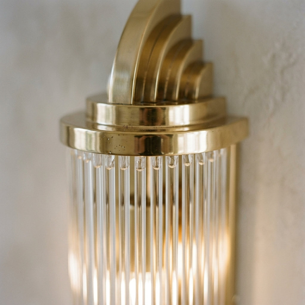 Gatsby Wall Lamp - Art Deco Elegance in Gold